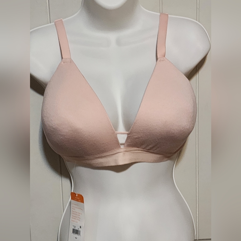 Warner's Pink Full-Coverage Bra with Adjustable Straps